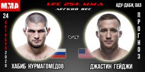 UFC 254. Прогноз на бой Хабиб Нурмагомедов - Гейдж